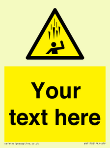 Custom Falling Ice sign